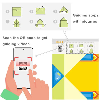 Origami Kit for Kids with 60 Projects – Double-Sided Practice Papers and Instructional Book, 4 Skill Levels, Gift for Ages 4+ Girls