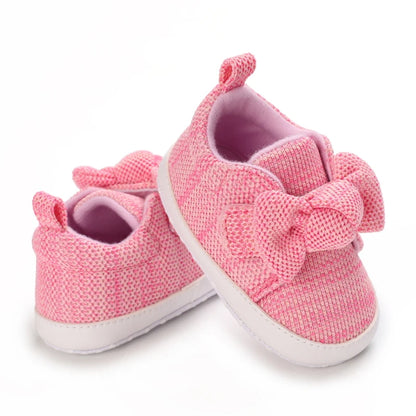 Spring and Autumn Women's Baby Casual Sports Shoes Soft Sole Anti-Slip Indoor and Outdoor First Step Walking Shoes