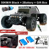 1:16 Brushless RC Drift Car with 80km/h Speed and LED Lights 4WD