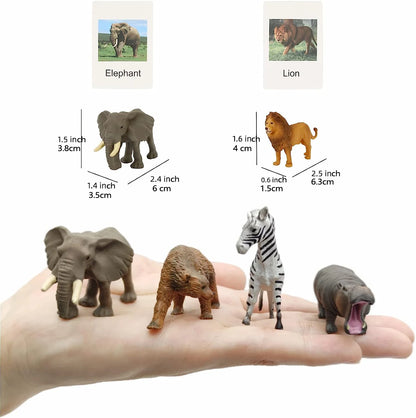 Montessori Animal Matching Cards - Language Learning Cognitive Toy for Kids, Insect Farm Zoo, Educational Preschool Toy for 1-2 Years Old Toddlers