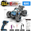 JJRC 1:16 RC Off-Road Car with 70km/h Speed, 4WD, LED Lights, and Brushless Motor