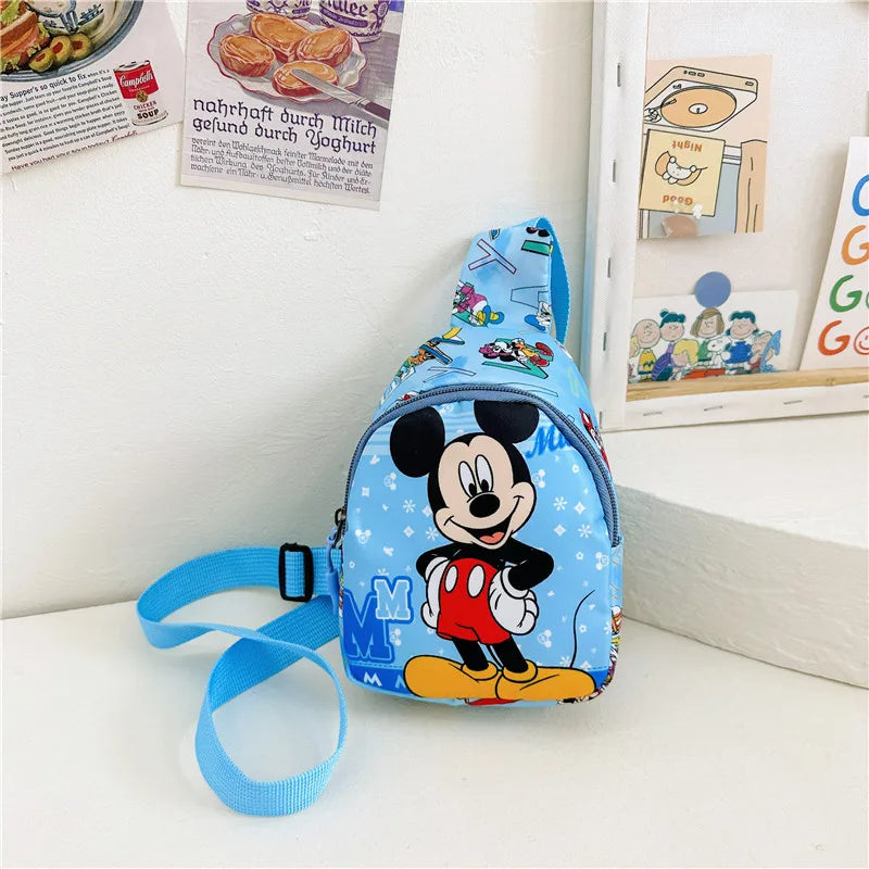 Children’s Fashion Shoulder Bag - Mickey Minnie Daisy Kids Chest Bag for Boys and Girls, Kindergarten Backpack - Kidzy Market