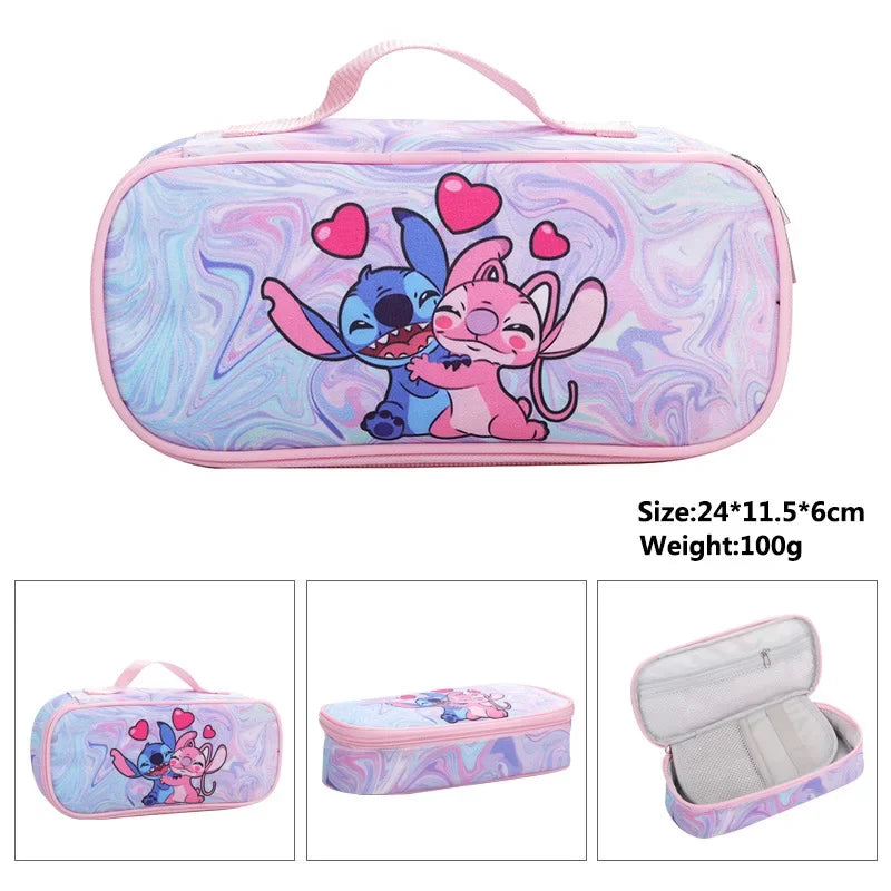 Stitch Cartoon Primary School Bag – Kawaii Backpack for Boys & Girls, Anime School Bag Mochila - Kidzy Market