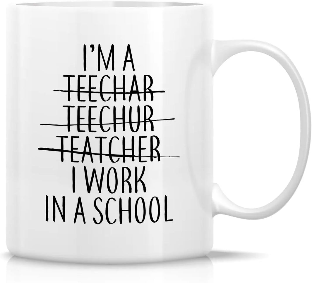 Funny "This Is What an Awesome Biology Teacher Looks Like" 11 oz (320 ml) Ceramic Coffee Mug — Inspirational Teacher Gift
