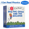 I Can Read Phonics – 12-Book Set, My Very First Picture Books for Kids and Babies Montessori Reading Story Collection