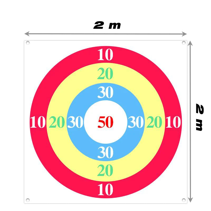 Sandbag Toss Target — 1.5m / 2.0m (4.9 ft / 6.6 ft) Square Outdoor Parent-Child Multiplayer Team-Building Game