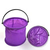 Folding Collapsible Beach Sand Play Bucket Toy for Outdoor Gardening and Pool Fun