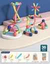 128PCS Magnetic Building Blocks Construction Set
