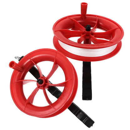 2pcs Kite String with Reel – Kite String Winder Wheel, 100m Line, Outdoor Game Accessories for Kids