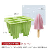 Silicone Spiral Popsicle Molds 4-Cell Reusable BPA Free Ice Pop Maker