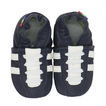 Soft Leather Baby Shoes – First Walkers for Boys & Girls, Skid-Proof Infant Slippers (0-6M to 7-8Y)