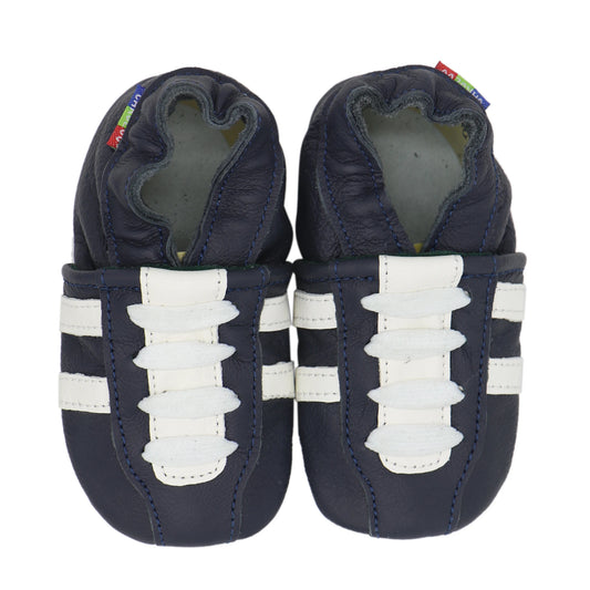 Soft Leather Baby Shoes – First Walkers for Boys & Girls, Skid-Proof Infant Slippers (0-6M to 7-8Y)