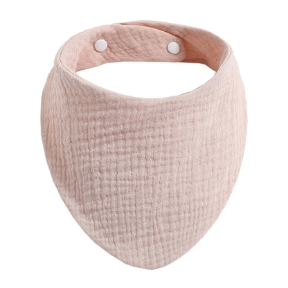 Organic Cotton Baby Bibs | Muslin Scarf Bandana Burp Cloth for Boys & Girls | Absorbent Triangle Gauze Feeding Bibs - Kidzy Market