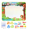 100x80CM Magic Water Drawing Mat – Reusable Doodle and Coloring Board with Magic Pens, Montessori Educational Toy for Kids