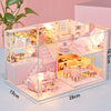 3D Wooden Mini Dollhouse Kit with Furniture – DIY Handmade Miniature House Puzzle for Ages 14+