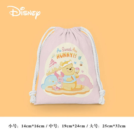 Anime Winnie the Pooh Backpack – Cartoon Pooh, Eeyore & Tigger Drawstring Bag, Student Nonwoven Storage Bag, Kid Shower Supplies & Gift - Kidzy Market