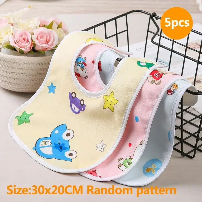 1PCS Baby Bibs | Cotton Waterproof Feeding Bibs for Toddlers | Kids Protection Scarf for Boys & Girls | Newborn Accessories - Kidzy Market