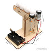 DIY Solar Robot Science Kit for Kids – Wooden STEM Electronics & Motor Toy, Ages 6-14
