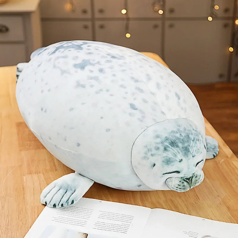 3D Sea Lion Plush Throw Pillow Soft Stuffed Toy