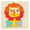 Colorful 3D Wooden Animal Puzzle – Montessori Educational Jigsaw Toy, 10.7 cm (4.21 in)