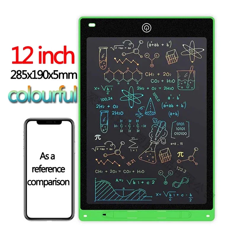 10/12-Inch LCD Writing Tablet – Graffiti Sketchpad and Magic Drawing Board for Kids, Handwriting Blackboard Toy Gift