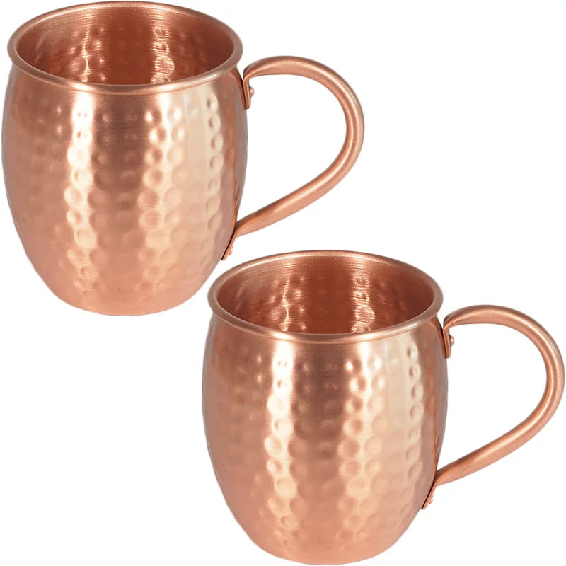 100% Solid Copper Moscow Mule Mug – 350 ml (12 fl oz) Pure Copper Beer & Cocktail Cup