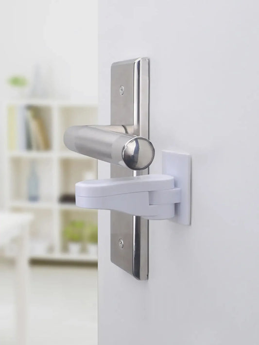 1pc Multi-function Door Handle Lock Child Safety Lock for Cabinet Drawer Doorstop