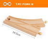 1-Piece Wooden Train Track Accessory – Compatible Railway Piece for Kids Wooden Train Sets, Educational Toy