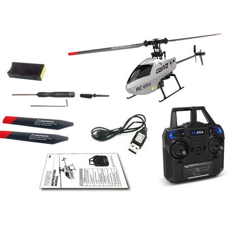 RC ERA C129V2 RTF Helicopter – 2.4GHz 6-Axis Gyroscope with One-Click 3D Flip RC Toy