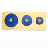 Montessori Wooden Geometric Shape Sorting Puzzle - Colorful Educational Toy for Toddlers & Preschoolers