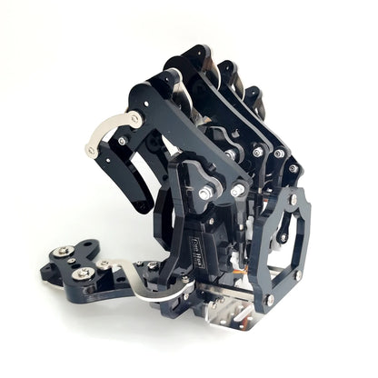 5 DOF Robot Hand with Five Fingers, Servo Control Left/Right Bionic Palm, Assembled Gripper for Arduino/ESP32 Programmable Robot