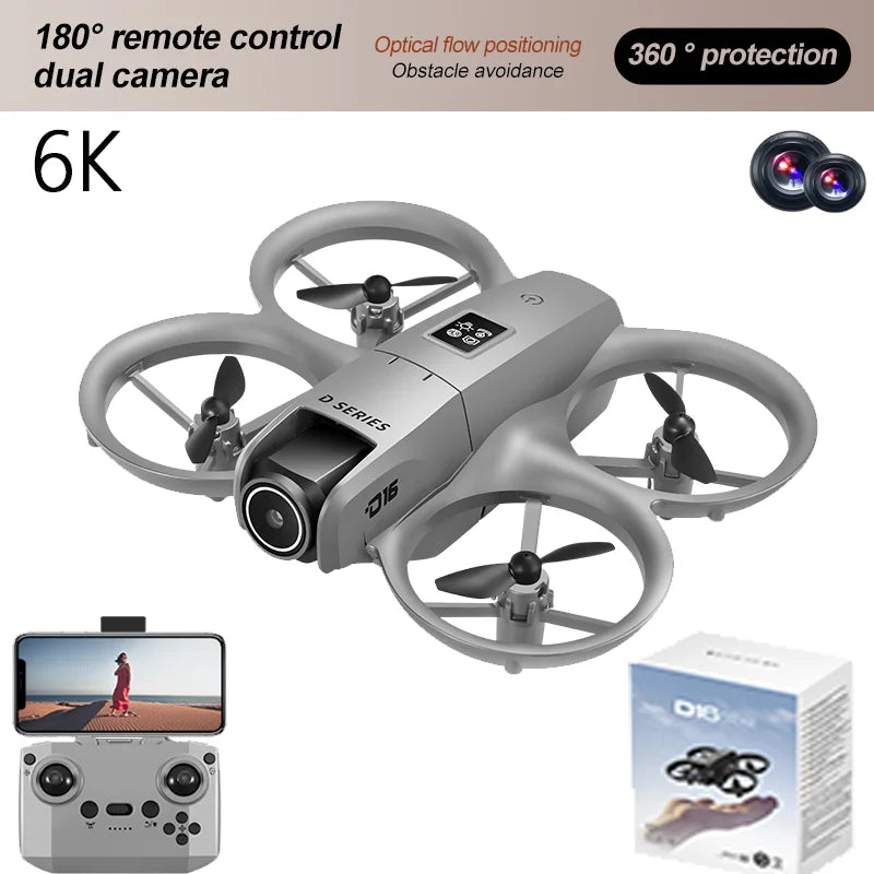 8K WIFI GPS RC Drone – Professional HD Aerial Photography with 180° Dual Camera