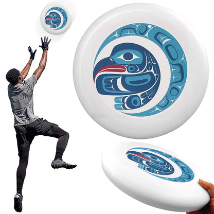 Flying Disc Frisbee - 8.0 in & 10.8 in (200 mm & 275 mm) Portable Outdoor Throwing Discs for Kids & Adults - Competition & Leisure