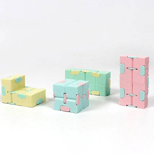 NEW Puzzle Cube, Durable Exquisite Decompression Toy, Infinity Magic Cube for Adults & Kids, Fidget Antistress Anxiety Desk Toy