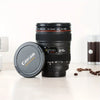 Camera Lens Coffee Mug - Lens-Shaped Novelty Travel Mug, Photographer Gift (1-Pack)