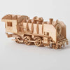 DIY 3D Wooden Puzzle Kit - Laser-Cut Sailing Ship, Biplane, Locomotive & Train Models - Assembly Toy for Adults & Kids