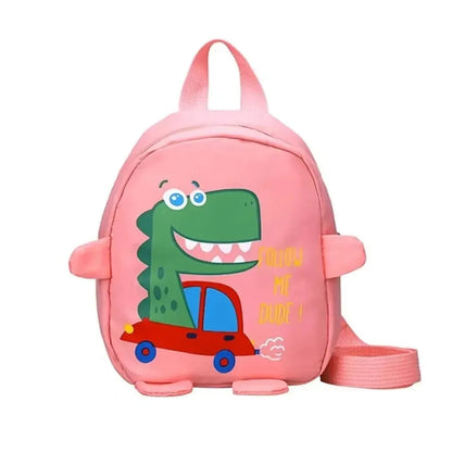 Children’s Cute Cartoon Dinosaur School Bag - Anti-Lost Toddler Backpack for Kindergarten - Kidzy Market