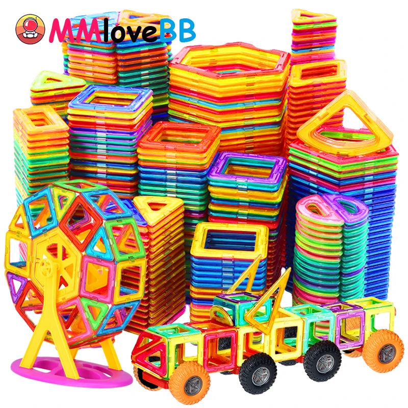 Big Size Magnetic Blocks Designer Construction Set for Kids