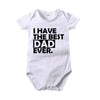 Popular "Mom+Dad=Me" Baby Romper – 100% Cotton Summer Onesie, Newborn Baby Clothes, Unisex Crawling Clothes, Comfortable and Cute