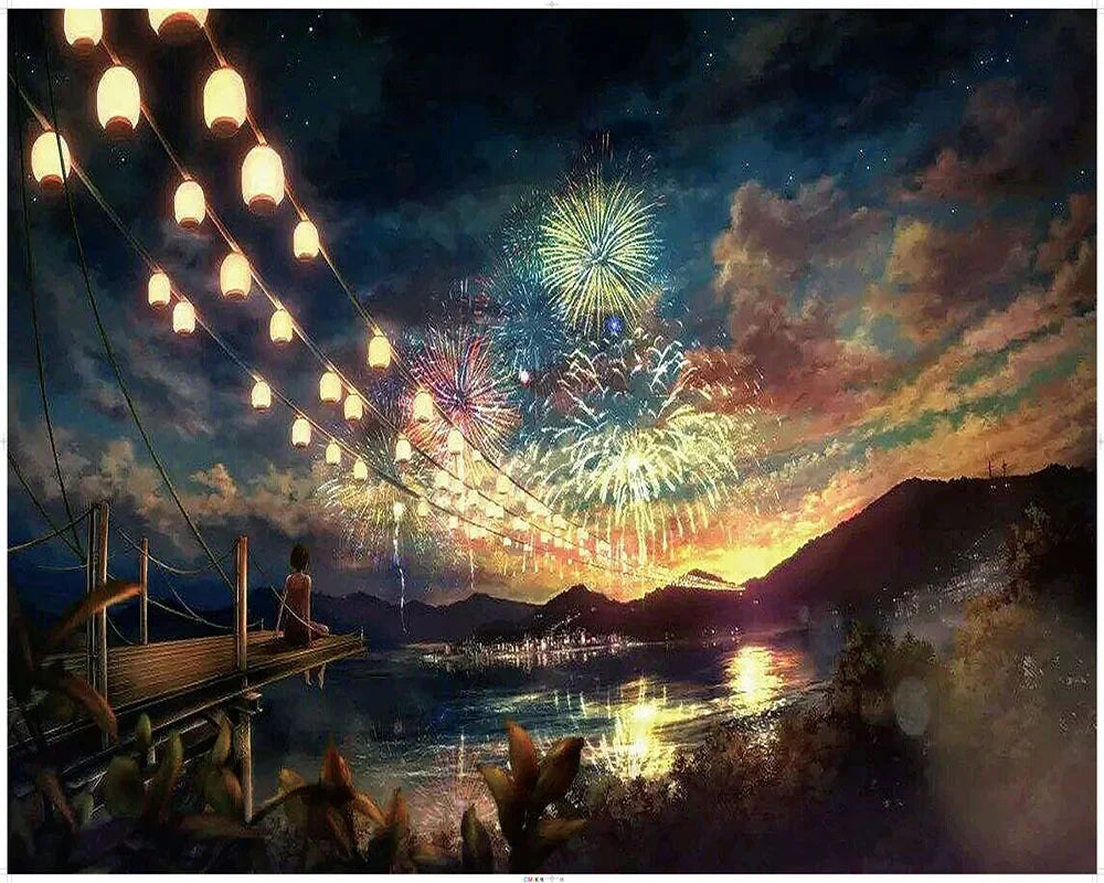 Adult Jigsaw Puzzle 1000 Pieces, Landscape Animation Paper Puzzle, Decorative Painting, Brain Exercise Toy