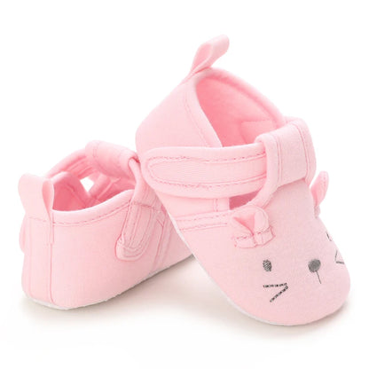 Spring and Autumn Women's Baby Casual Sports Shoes Soft Sole Anti-Slip Indoor and Outdoor First Step Walking Shoes