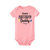 “Happy Birthday Daddy, I Love You” – Adorable Newborn Baby Bodysuit, Short-Sleeve Infant Romper, Perfect Birthday Gift for Dad