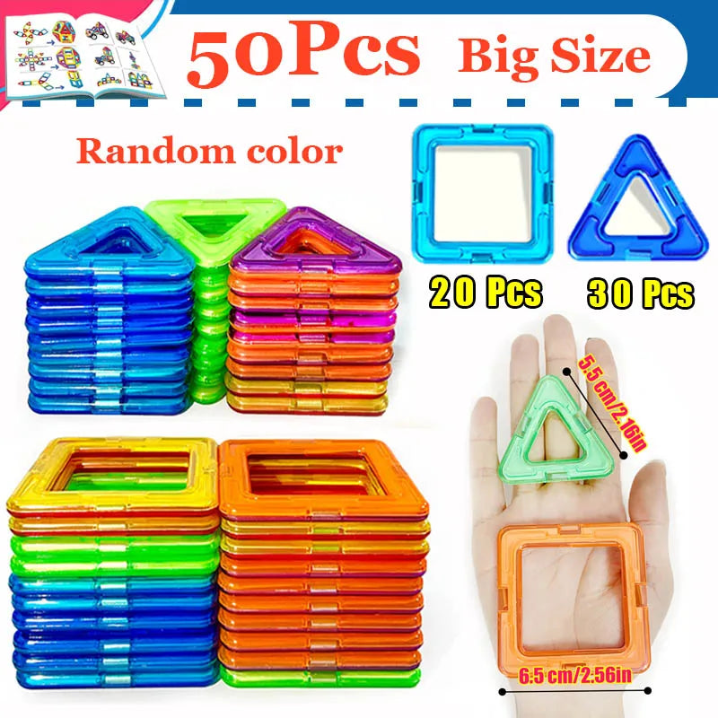 Magnetic Building Blocks Big and Mini Size DIY Construction Set