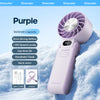 Foldable Portable Handheld Mini Fan, Rechargeable 3600mAh, 100-Speed Adjustable Turbo Pocket Fan with Ice-Cool Cooling