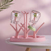 Baby Bottle Holder, Detachable Baby Bottle Drying Rack, Cute Tree Shape Cleaning Dryer Drainer, Storage Rack for Baby Accessories