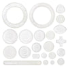10-33pcs Spirograph Art and Craft Kit – Rainbow Magic Scratch Paper Set for Kids Educational Drawing Toys