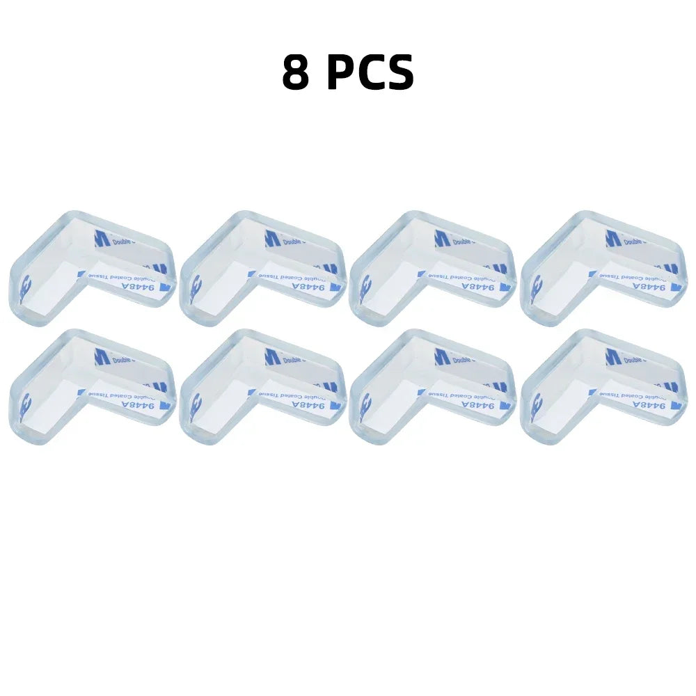 Baby Safety Silicone Table Corner Protector Furniture Edge Protection Cover Transparent Children Anti-Collision Edge Guards