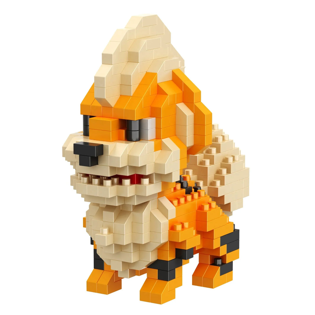 DIY Pokemon Mini Building Blocks – Pikachu, Charizard, Eevee, Mewtwo Anime Model Toys