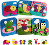 Montessori Giraffe Busy Board 3D Felt Quiet Book - Sensory Learning Toy for Fine Motor Skills & Early Education