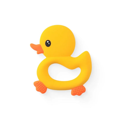 Baby Silicone Teether - Teething Toy for Infants 0-12 Months | Cartoon Rattle & Gum Relief Baby Accessories